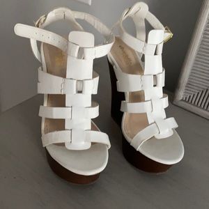 Brand new white Charlotte Russe heels